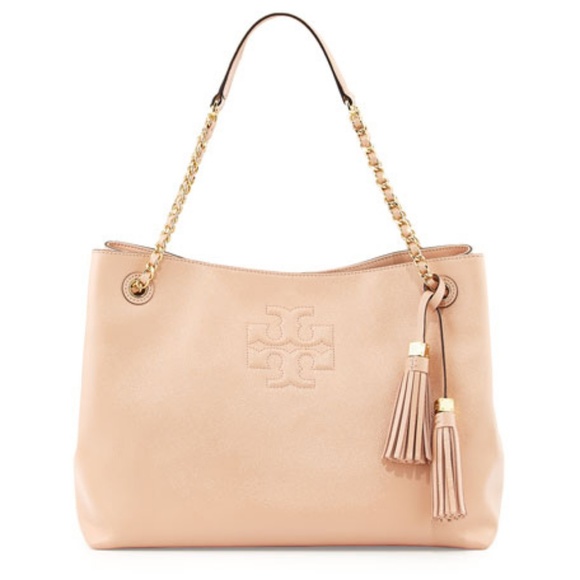 Tory Burch Handbags - Tory Burch Thea Patent Chain-Strap Shoulder Bag